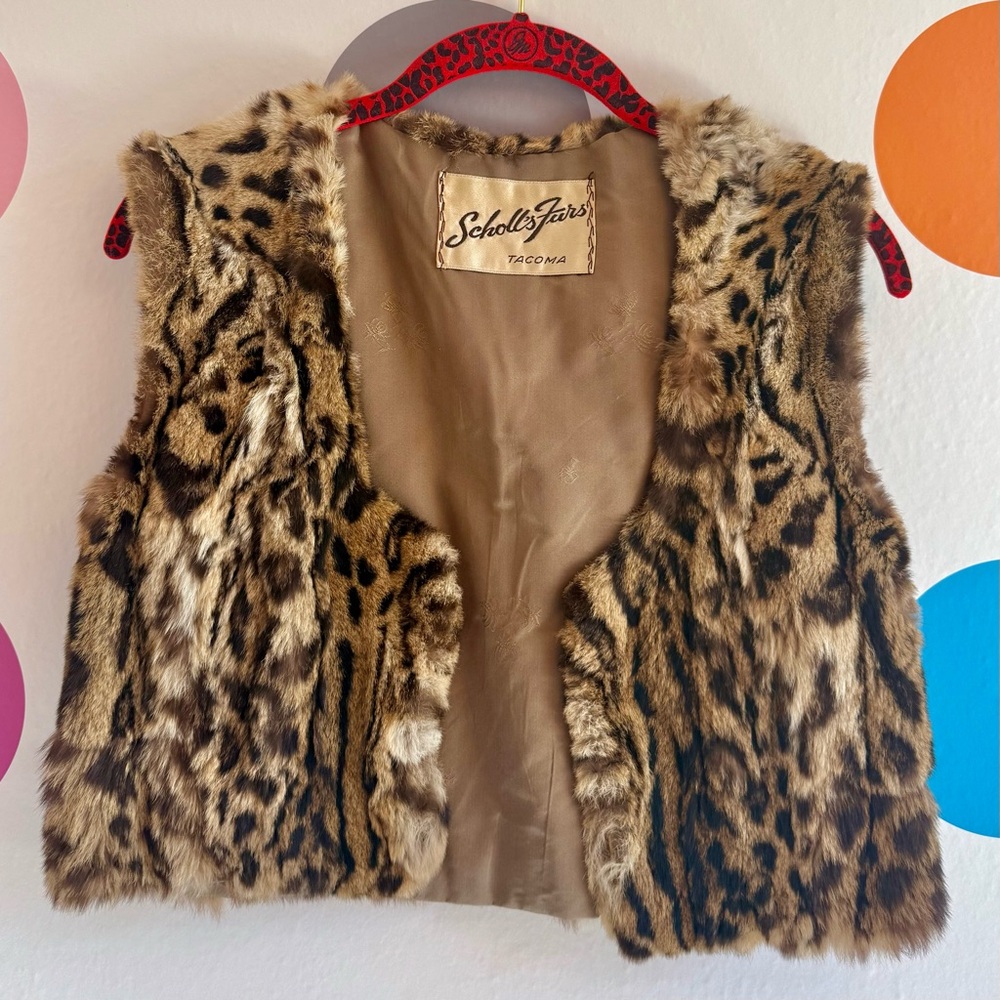 Vintage Leopard Vest